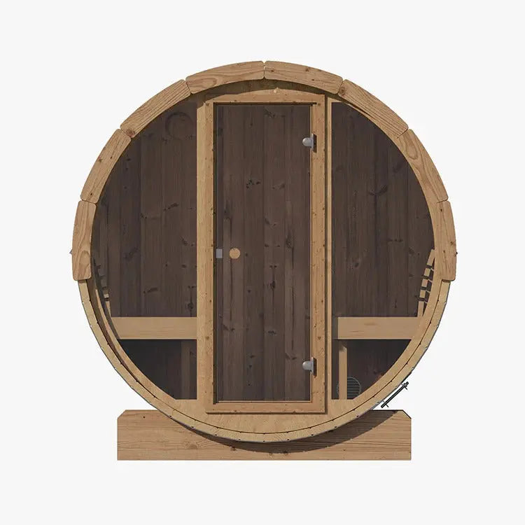 SaunaLife 4 Person E7G ERGO Series Barrel Sauna Saunalife