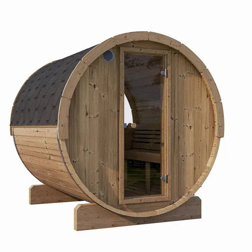 SaunaLife 6-Person E8W ERGO Series Barrel Sauna Saunalife