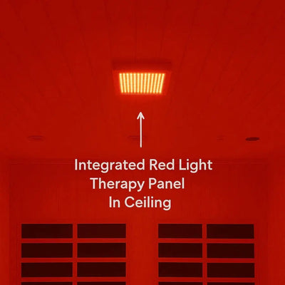 Golden Designs 2 Person S-Line Maxxus Low EMF FAR Infrared Sauna Canadian Hemlock | MX-S206-01 Golden Designs