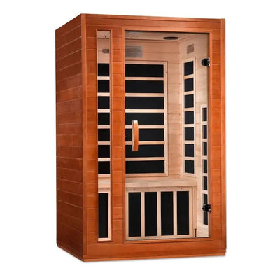 Dynamic Cardoba Elite 2 Person Ultra Low EMF FAR Infrared Sauna | DYN-6203-01 Elite Golden Designs