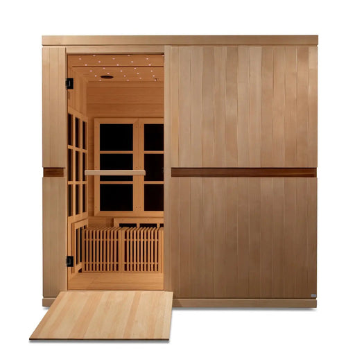 Golden Designs 2025 Catalonia 8-person Near Zero EMF FAR Infrared Sauna | GDI-6880-02 Golden Designs