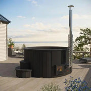 SaunaLife 6 Person Wood-Fired Hot Tub S4N/S4B Saunalife