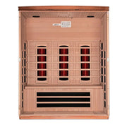 Dynamic Lugano 3-Person Full Spectrum Near Zero EMF FAR Infrared Sauna | DYN-6336-03 FS Golden Designs