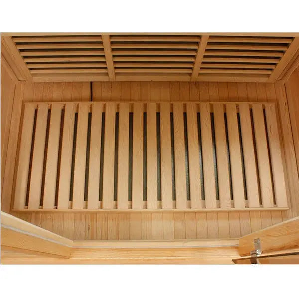 Maxxus 2 Person Low EMF FAR Infrared Sauna Natural Hemlock | MX-K206-01 Golden Designs