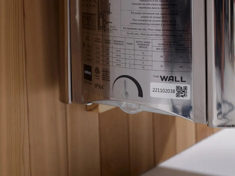 Golden Designs Arlberg 3 Person Outdoor Sauna & Harvia Traditional Electric Heater Kit | GDI-8103-01 Golden Designs