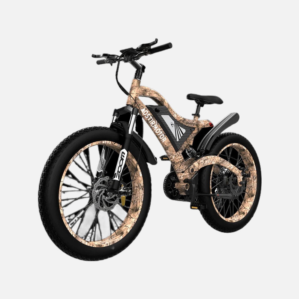 Aostirmotor S18-1500W Full-Suspension Fat Tire Electric Bike