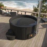 SaunaLife 6 Person Wood-Fired Hot Tub S4N/S4B Saunalife