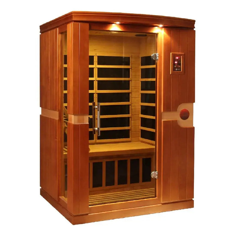 Dynamic Venice Elite 2-person Ultra Low EMF FAR Infrared Sauna | DYN-6210-01-Elite Golden Designs