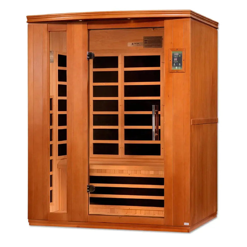 Dynamic Lugano 3-Person Ultra Low EMF FAR Infrared Sauna | DYN-6336-02 Elite Golden Designs
