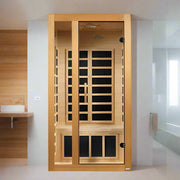 Dynamic Gracia 1-2-person Low EMF FAR Infrared Sauna | DYN-6119-01 Golden Designs