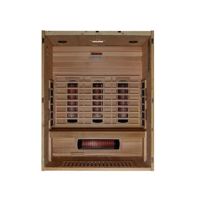Maxxus S-Line Full Spectrum Infrared Sauna | MX-S306-01-FS-PC Golden Designs
