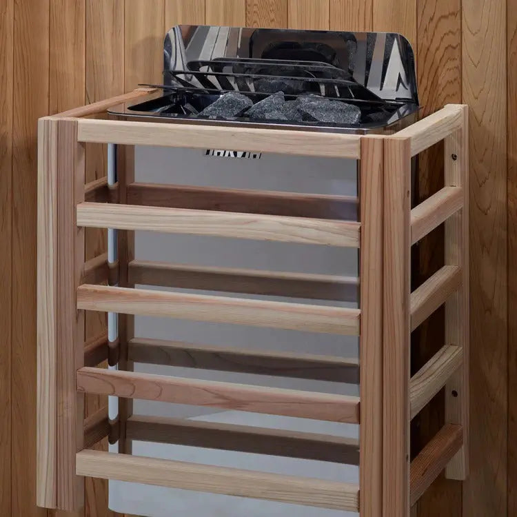 Golden Designs Engelberg 6-Person Indoor Sauna & Harvia Traditional Electric Heater Kit | GDI-7060-01 Golden Designs