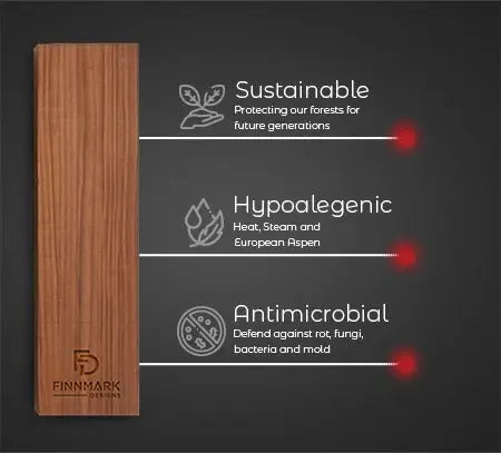 Finnmark FD-4 Trinity 2-Person Hybrid Indoor Infrared & Traditional Steam Sauna + Red Light Therapy | FD-KN004 Finnmark