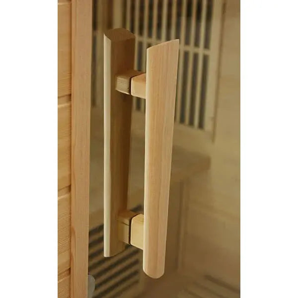 Maxxus 2 Person Low EMF FAR Infrared Sauna Natural Hemlock | MX-K206-01 Golden Designs