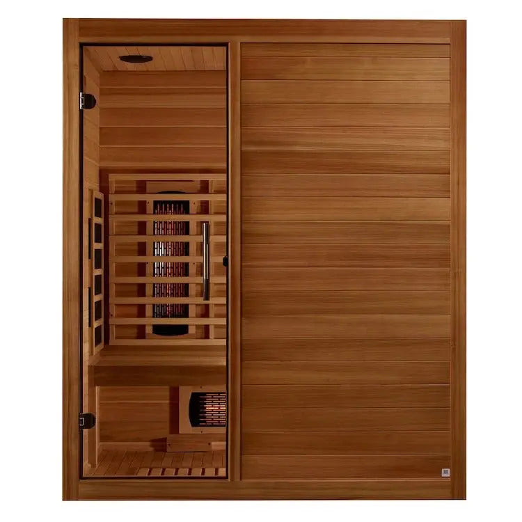 Maxxus S-Line Full Spectrum Infrared Sauna | MX-S306-01-FS-PC Golden Designs