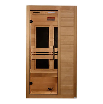 Dynamic Veneto 1-2 Person Low EMF FAR Infrared Sauna | DYN-6115-05 Golden Designs