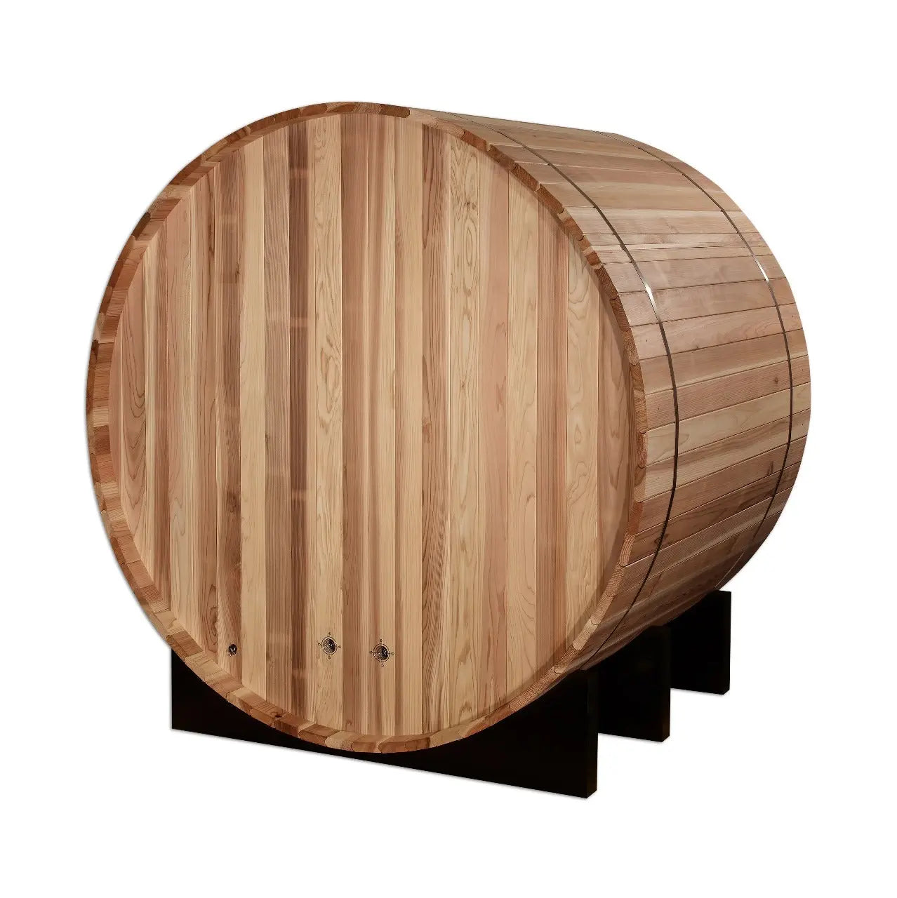 Golden Designs St. Moritz 2-4 Person Cedar Barrel Sauna & Harvia Traditional Electric Heater Kit | GDI-B002-01 Golden Designs