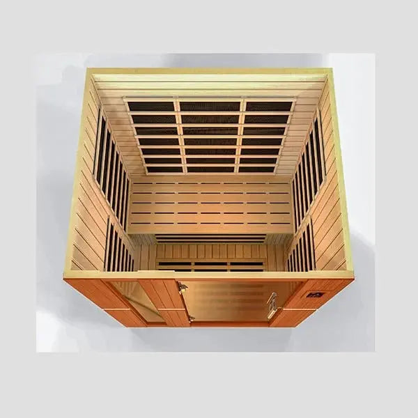 Dynamic Lugano 3-person Low EMF FAR Infrared Sauna | DYN-6336-02 Golden Designs