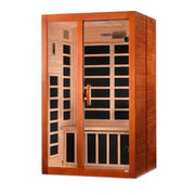 Dynamic Santiago Elite 2-Person Ultra Low EMF FAR Infrared Sauna | DYN-6209-02 Elite Golden Designs