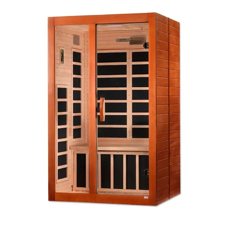 Dynamic Santiago Elite 2-Person Ultra Low EMF FAR Infrared Sauna | DYN-6209-02 Elite Golden Designs