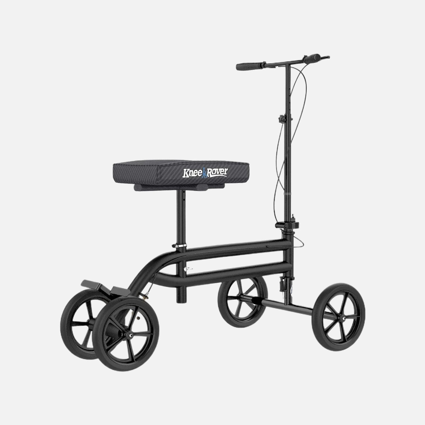 Kneerover economy steerable knee bike black