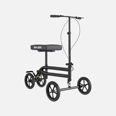 Kneerover economy steerable knee bike black