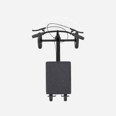 Kneerover economy steerable knee bike black