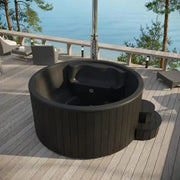 SaunaLife 6 Person Wood-Fired Hot Tub S4N/S4B Saunalife