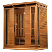 Maxxus Chaumont Edition 4-Person Near Zero EMF FAR Infrared Sauna | MX-K406-01-ZF CED Golden Designs