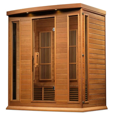 Maxxus Chaumont Edition 4-Person Near Zero EMF FAR Infrared Sauna | MX-K406-01-ZF CED Golden Designs