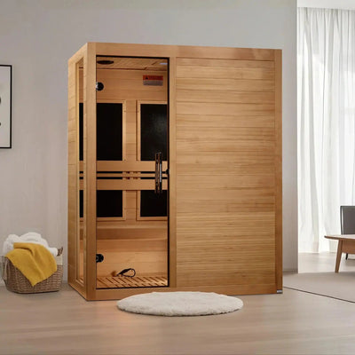 Dynamic Toscana 3 Person Low EMF FAR Infrared Sauna DYN-6315-05 Golden Designs