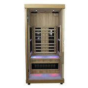 Finnmark FD-1 1-Person Full Spectrum Indoor Infrared Sauna + Red Light Therapy | FD-KN001 Finnmark