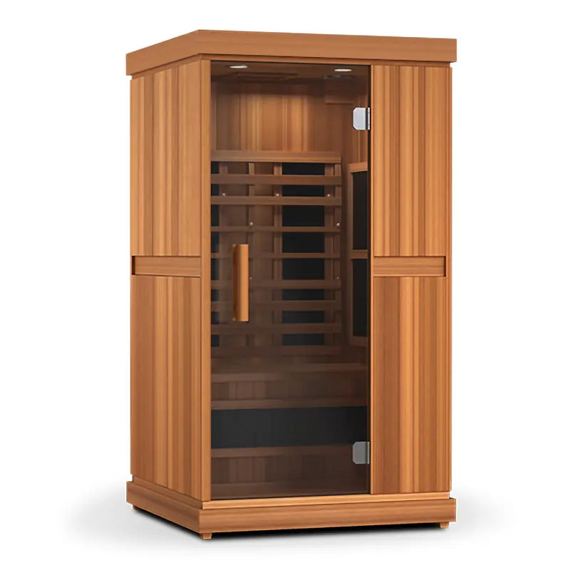 Finnmark FD-1 1-Person Full Spectrum Indoor Infrared Sauna + Red Light Therapy | FD-KN001 Finnmark