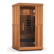 Finnmark FD-1 1-Person Full Spectrum Indoor Infrared Sauna + Red Light Therapy | FD-KN001 Finnmark