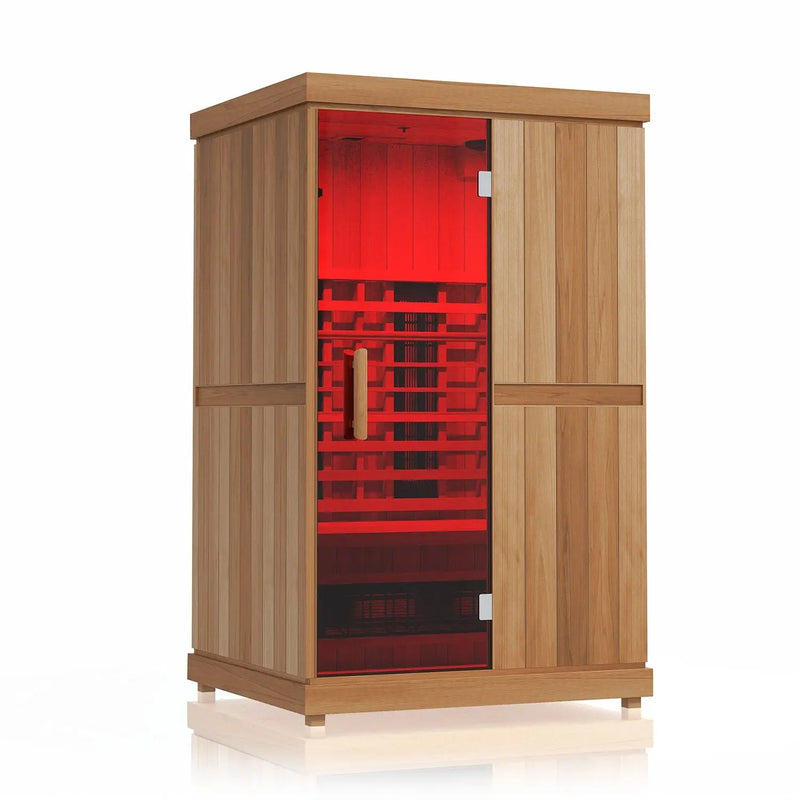Finnmark FD-2 2-Person Full Spectrum Indoor Infrared Sauna + Red Light Therapy | FD-KN002 Finnmark