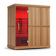 Finnmark FD-3 3-4-Person Full Spectrum Indoor Infrared Sauna + Red Light Therapy | FD-KN003 Finnmark