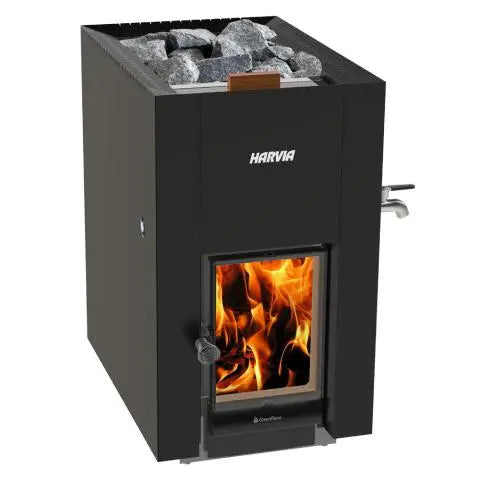 Harvia Linear 22 GreenFlame Sauna Stove with Water Tank Harvia