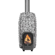 HUUM HIVE Flow Mini Wood-Burning Sauna Stove Package, 8.5kW HUUM
