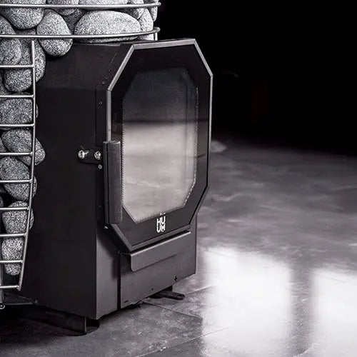 HUUM HIVE Flow Mini Wood-Burning Sauna Stove, 8.5kW HUUM