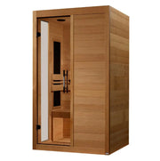 Dynamic Lucca Elite 2 Person Ultra Low EMF FAR Infrared Sauna DYN-6215-05 Elite Golden Designs