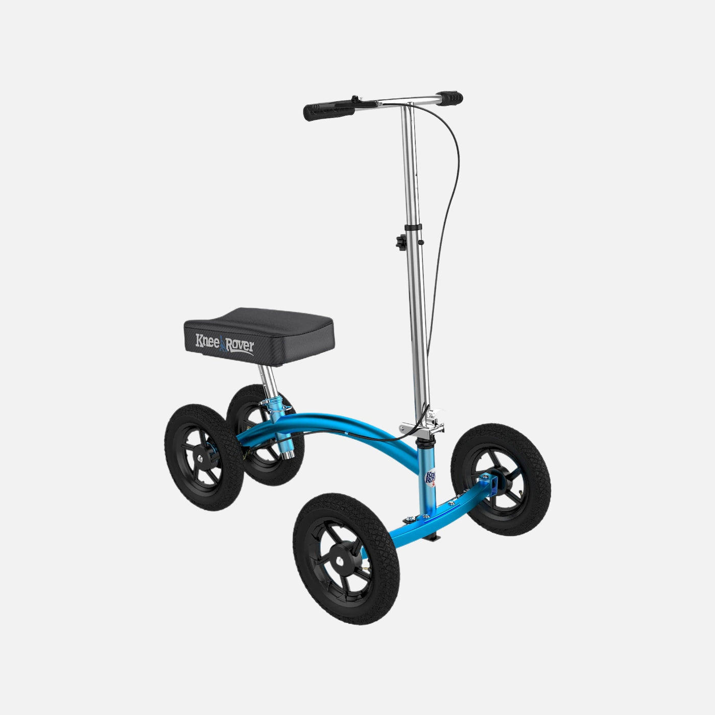 Kneerover quad jr - all terrain knee walker In metallic blue