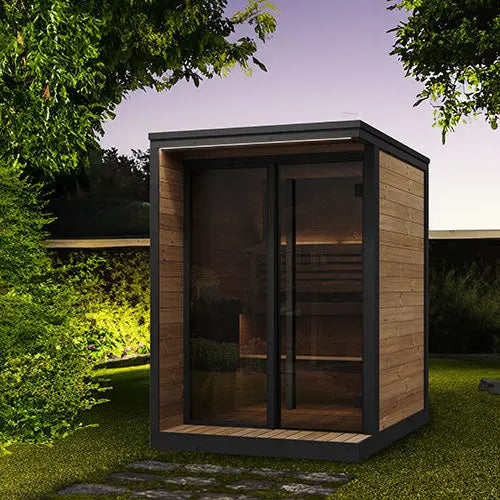 SaunaLife 4 Person GL4 Outdoor Traditional Sauna Saunalife