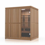 Finnmark FD-5 Trinity 4-Person Hybrid Indoor Infrared & Traditional Steam Sauna + Red Light Therapy | FD-KN005 Finnmark