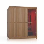 Finnmark FD-5 Trinity 4-Person Hybrid Indoor Infrared & Traditional Steam Sauna + Red Light Therapy | FD-KN005 Finnmark